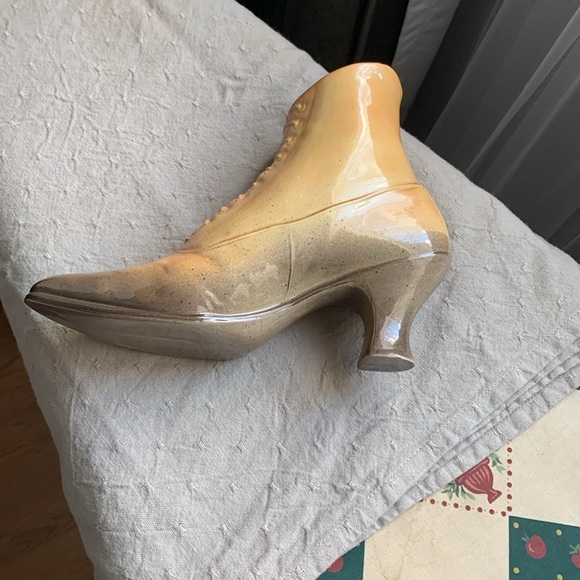 Vintage Ceramic ladies ankle Boot Vase - Picture 3 of 6